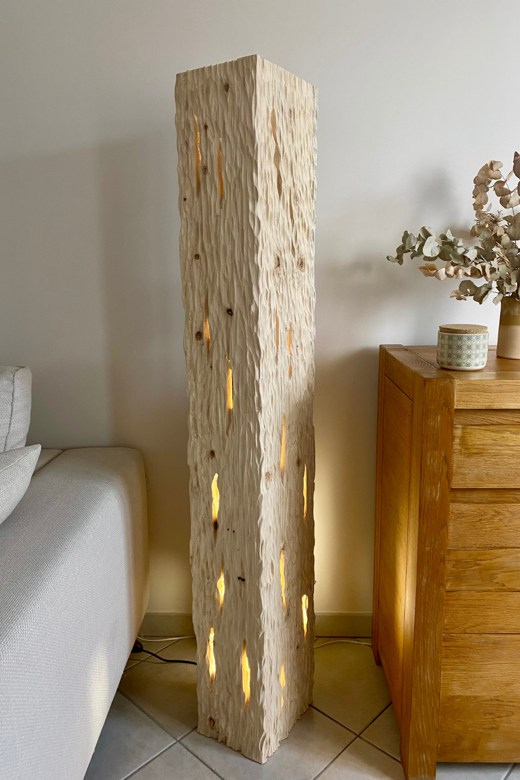 Thorolf - Luminaire sculpté